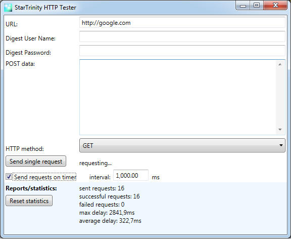 HTTP test tool, HTTP stress/load test tool