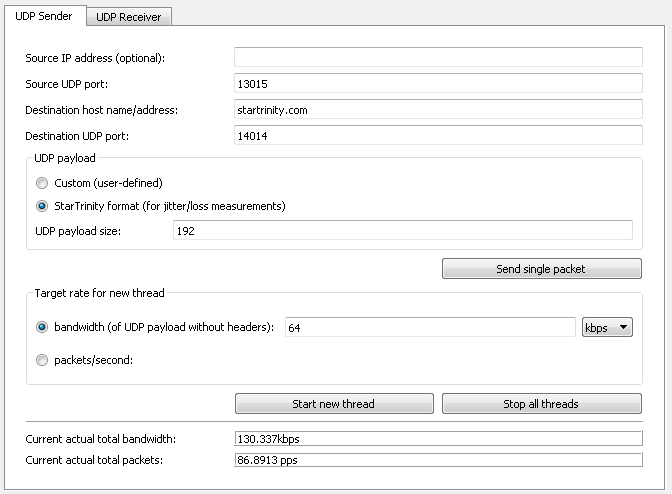 Open Source Multiprotocol Network Tester and Performance Monitor - UDP Tool, Flood Generator, readiness Test Tool